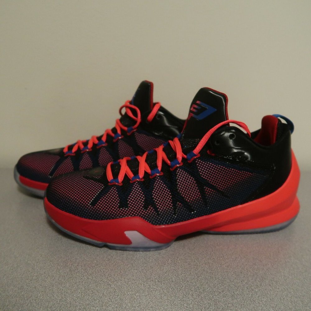 Jordan Men's CP3 VIII AE 725173-025 Black/Red/Royal Chris Paul Nike SIZE 11.5